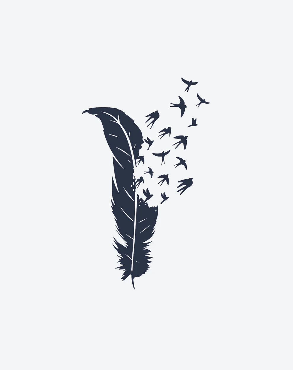 1 Sheet Bird's Feather