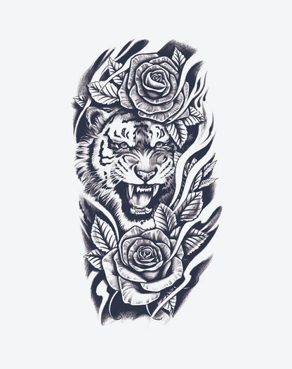 1 Sheet Fierce Roses Lion