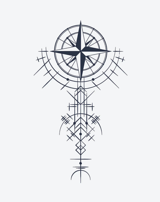 1 Sheet Celtic Compass