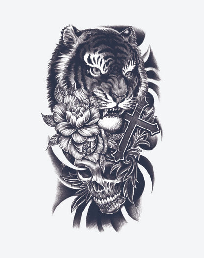 1 Sheet Blazing Tiger