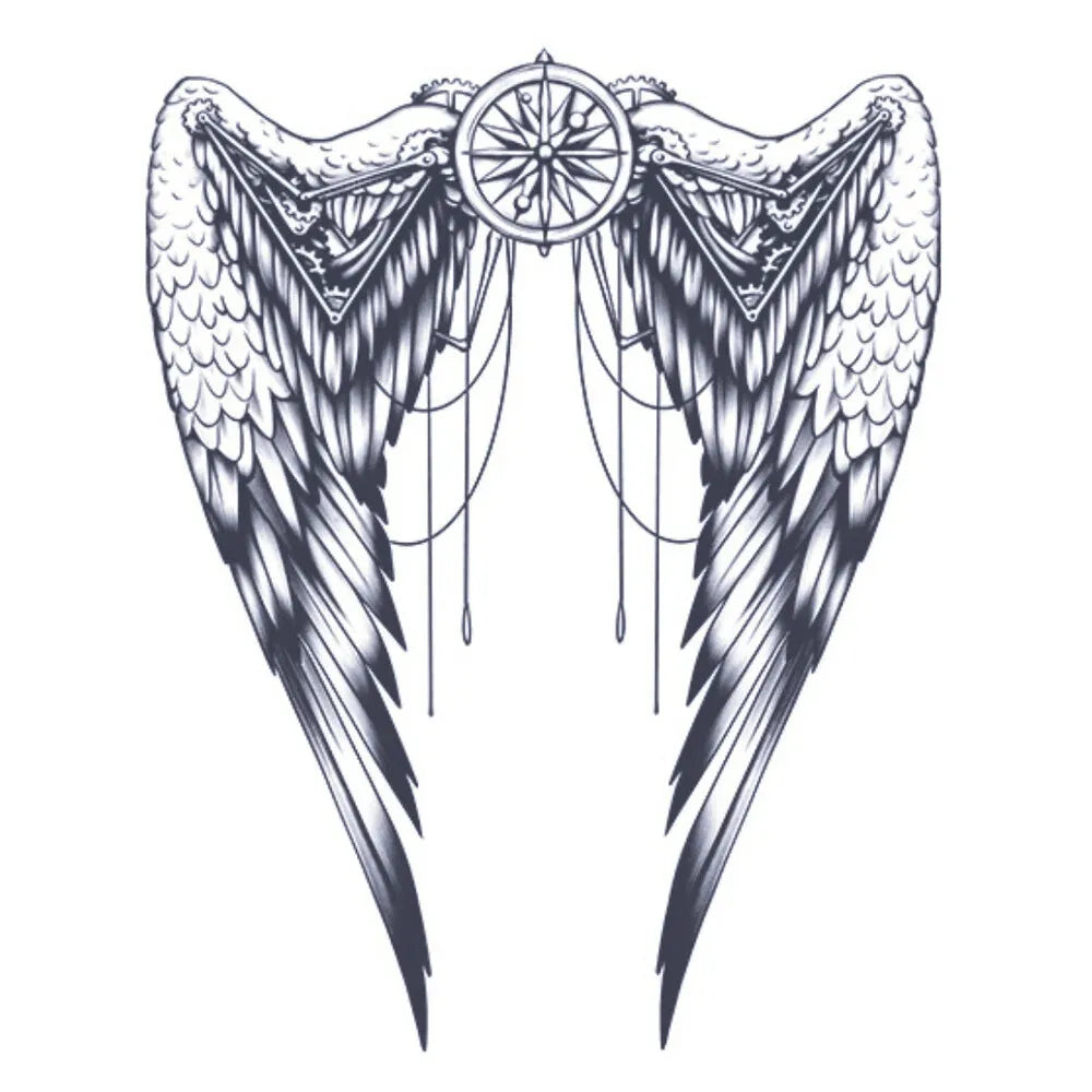 Wing Full Back Semi Permanent Tattoos Regular price
