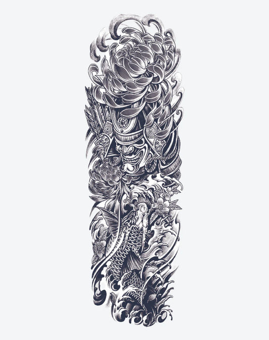 1 Blatt japanische Samurai-Hülle 