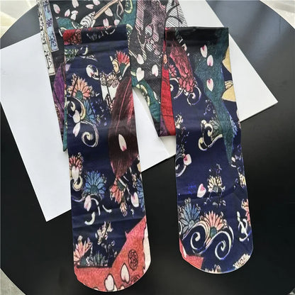 2 Pieces Tattoo Stockings Ultra Light High Elasticity Seamless Tattoo Pantyhose