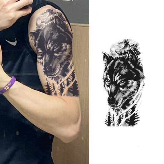 1 Blatt Einzelwolf 