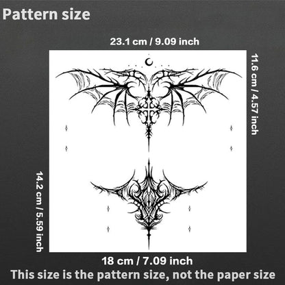 2 Sheets Cross of Silence