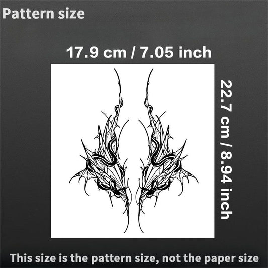 1 Blatt Seidener Fang 